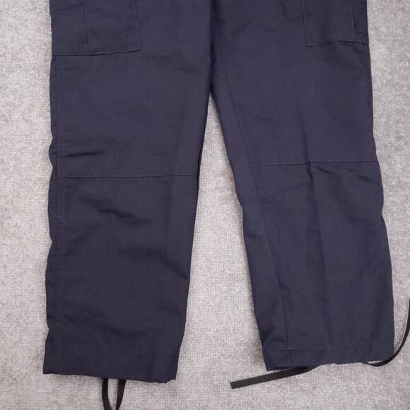 Vintage VF Imagewear Cargo Small Short 30x29 Navy Blue Workwear Uniform Pants - Picture 7 of 12